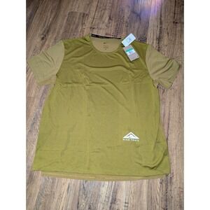 Nike Dri-fit Rise 365 Men's Short-sleeve Trail Running Top Mens Size XL